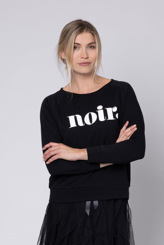 NOIR SWEATSHIRT (BLACK)