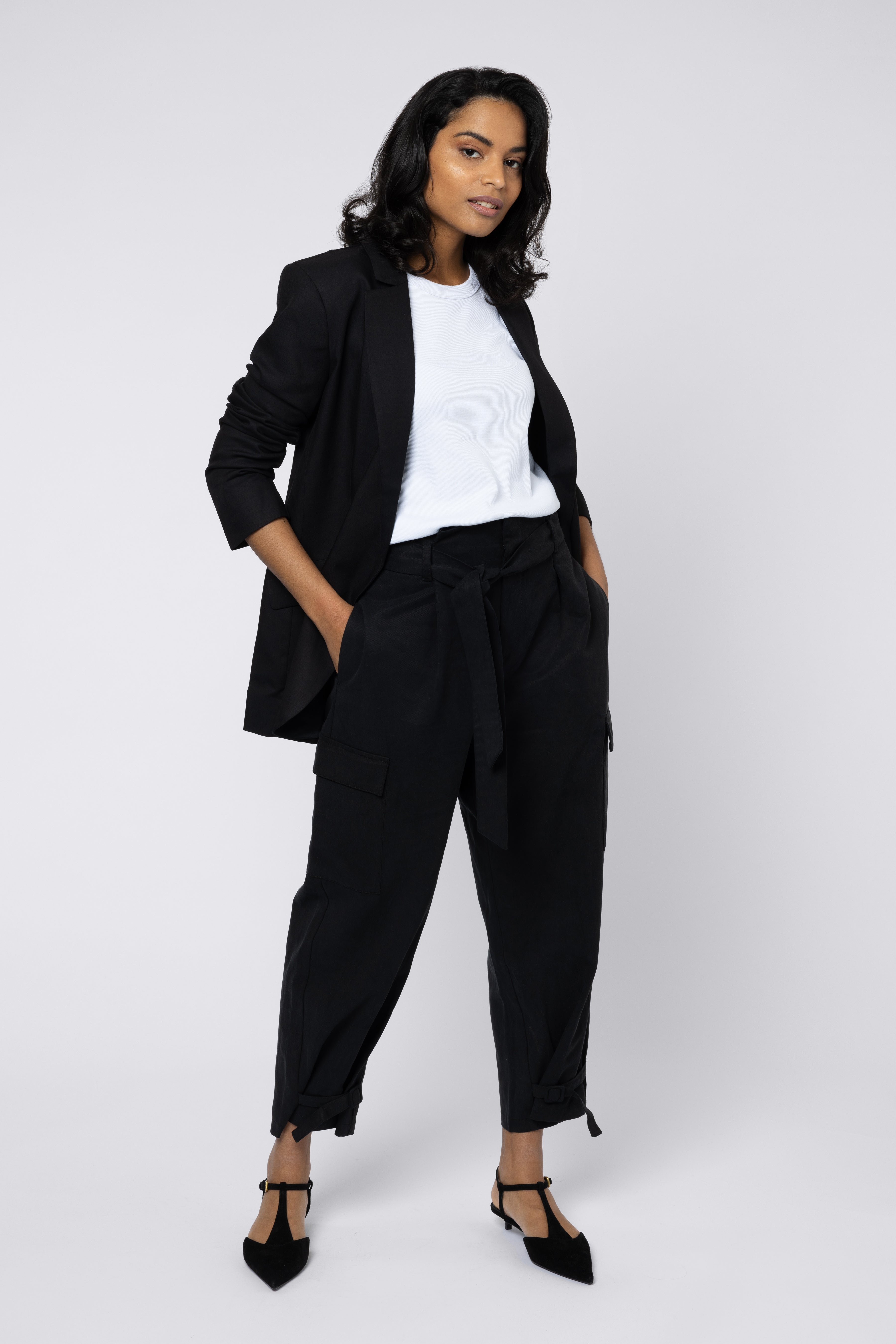 Structured shop black blazer