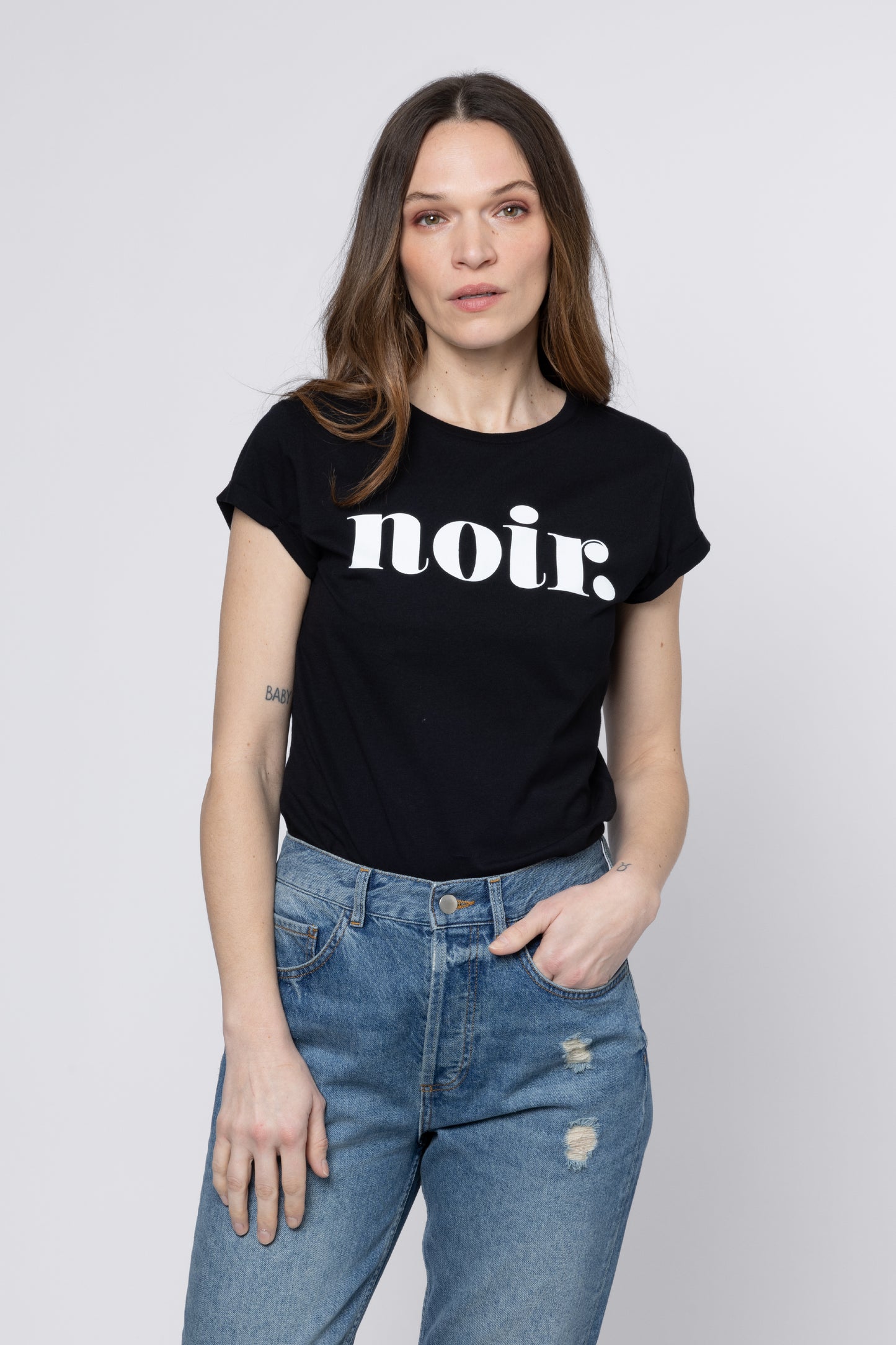 Noir Neat Fit T-Shirt (Black)