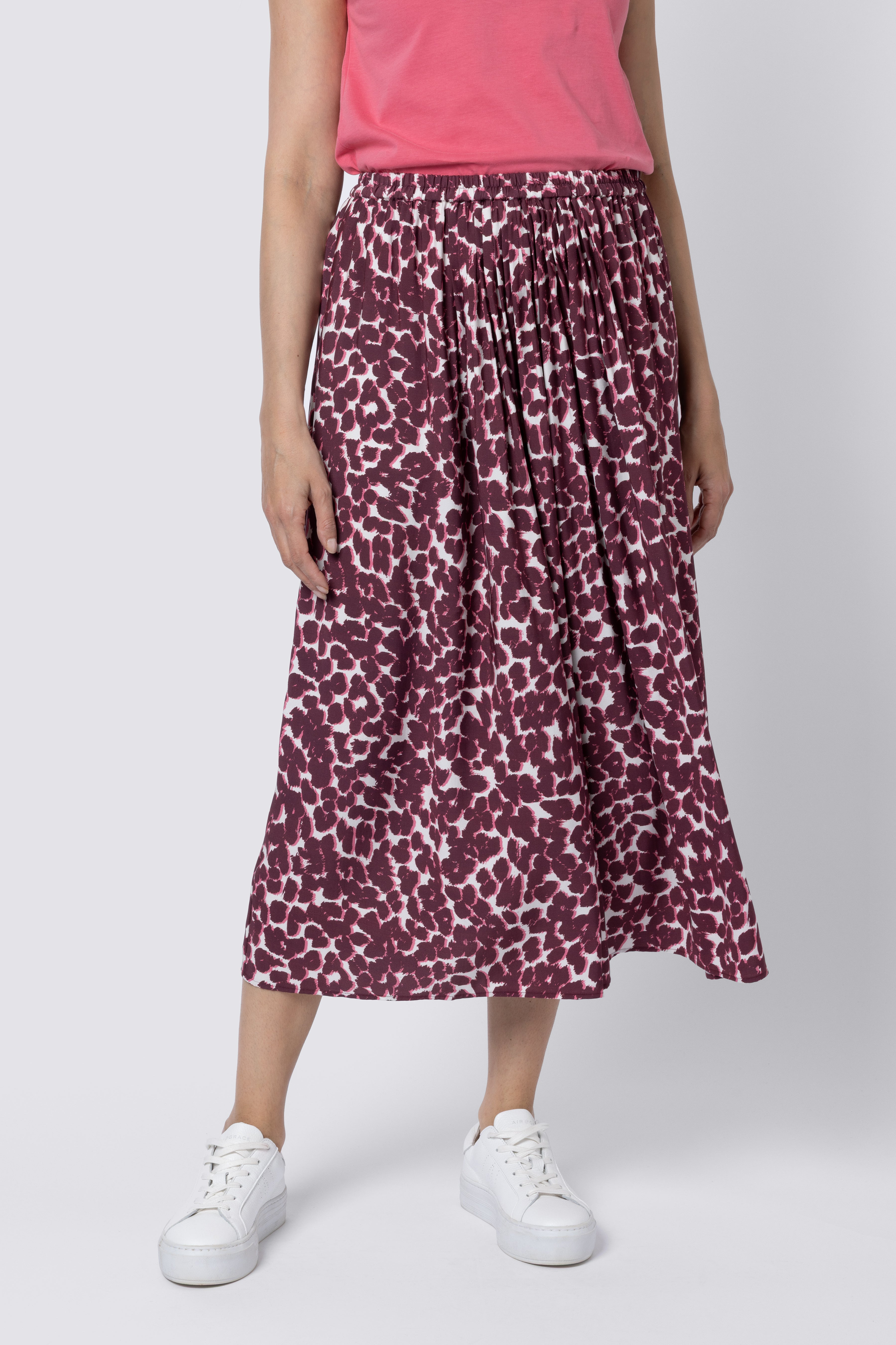 Saffy Pink Leopard Skirt