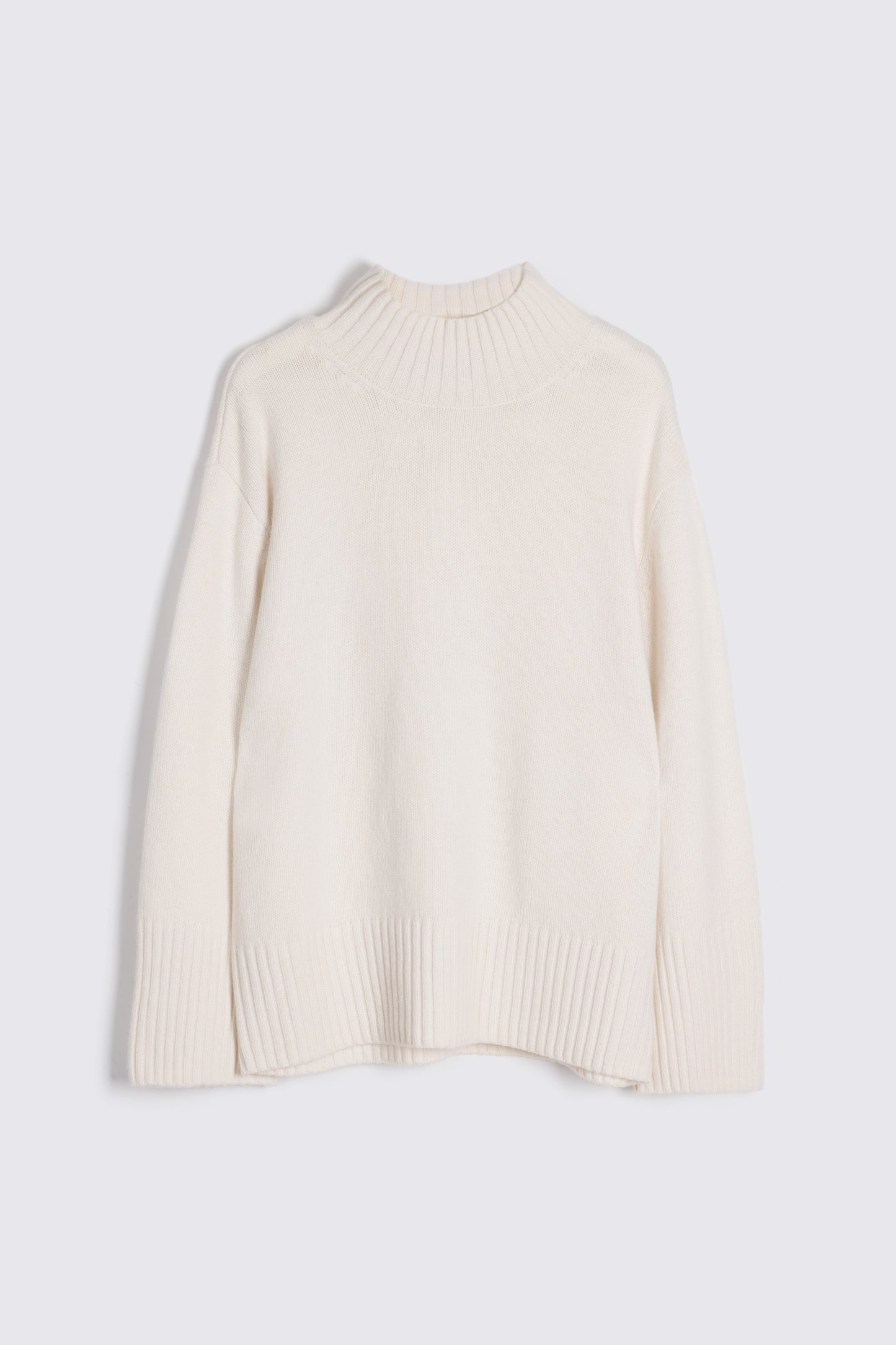 BELLE FUNNEL NECK JUMPER (IVORY)