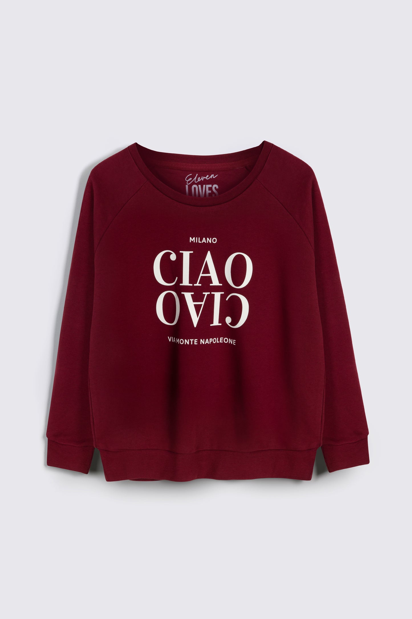 CIAO CIAO SWEATSHIRT (BURGUNDY)