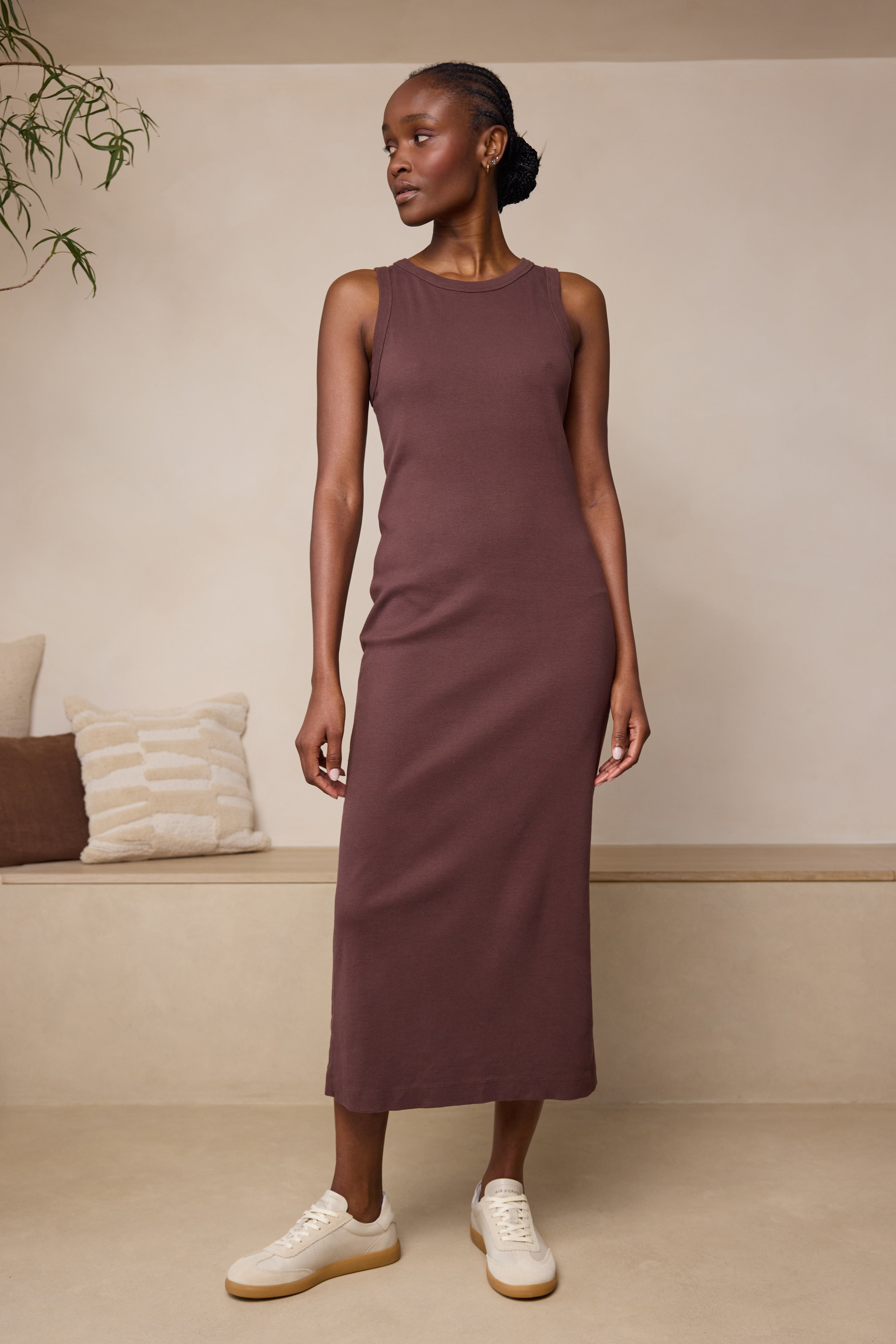 Izzy Jersey Dress - Chocolate