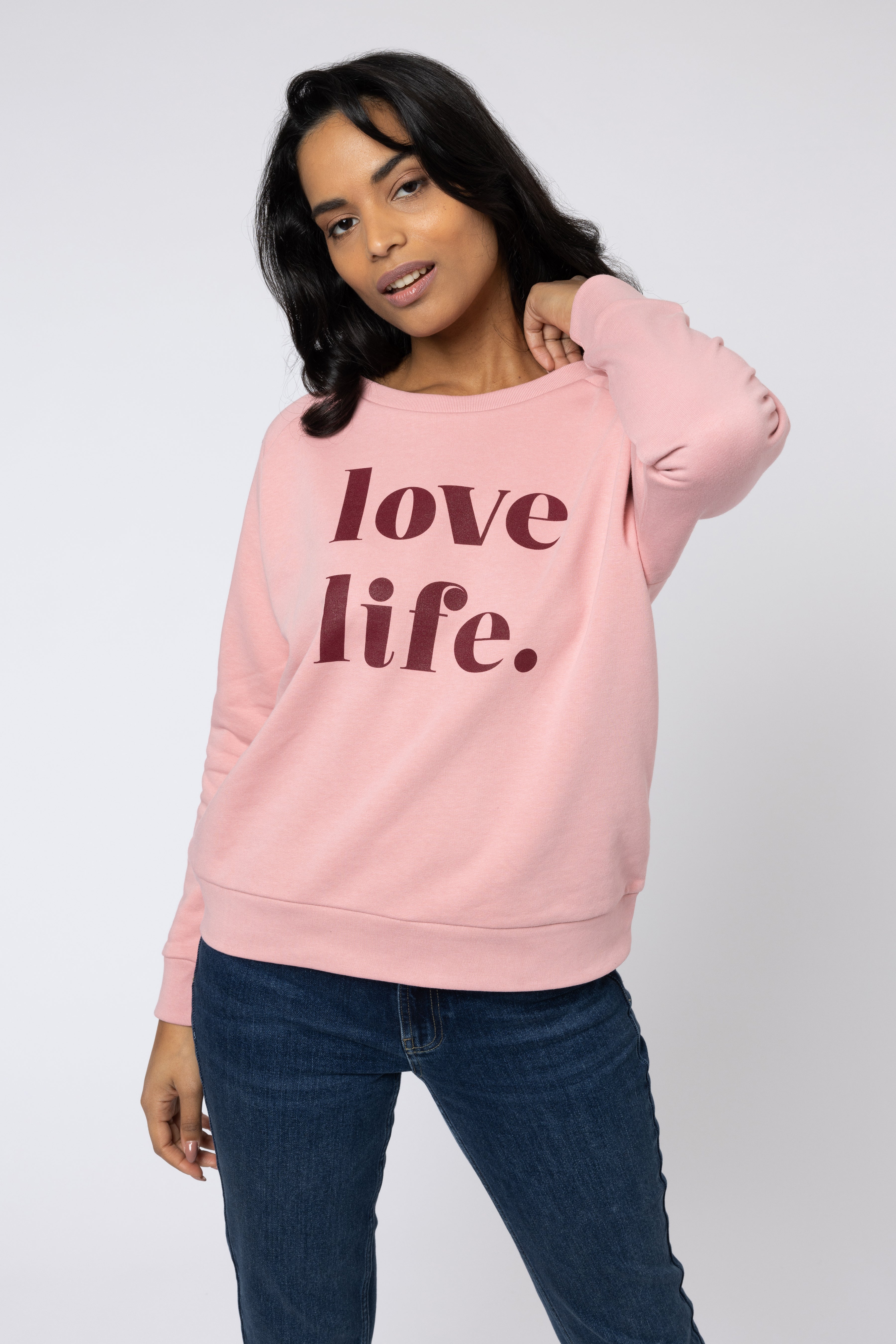 Burgundy pink sweatshirt hotsell