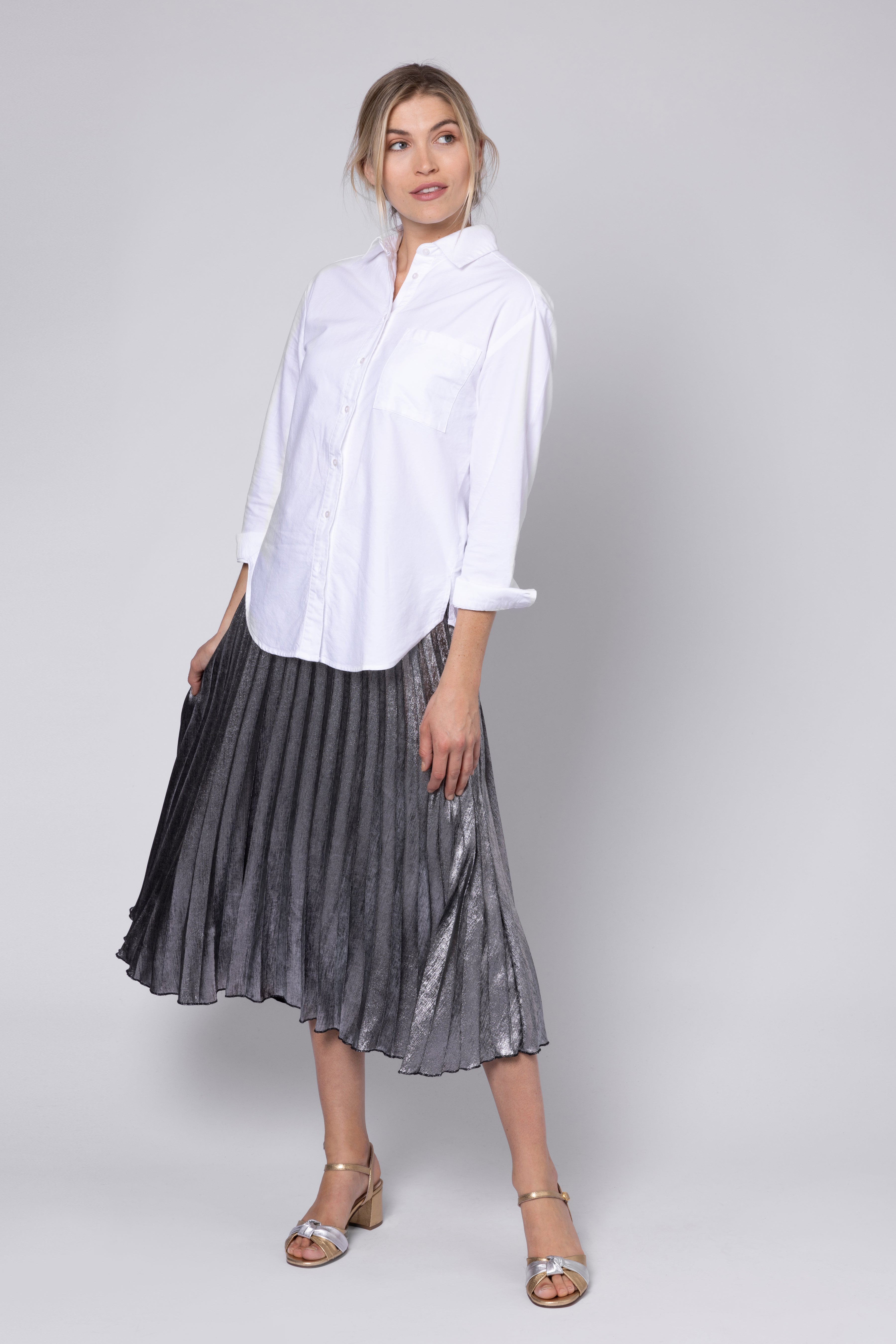 Mia Silver Skirt