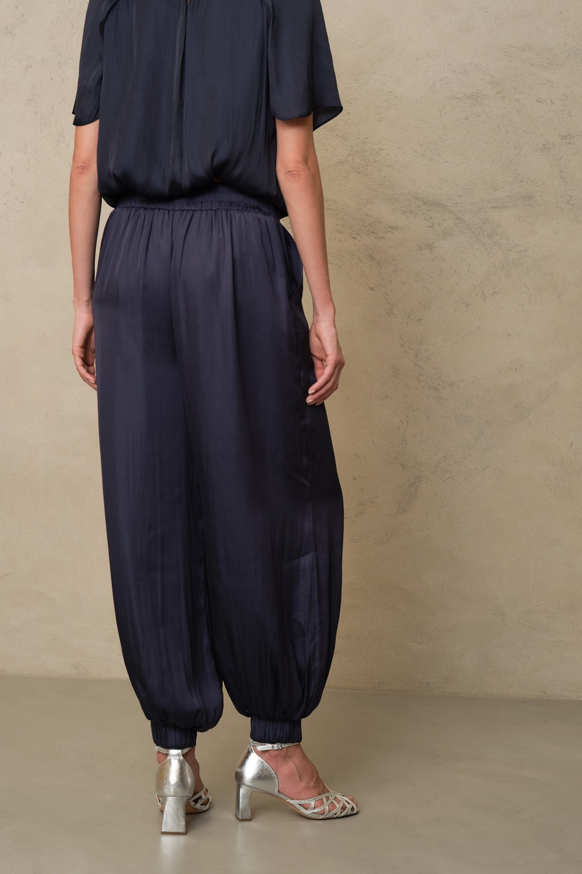 Maeve Balloon Trousers - Navy