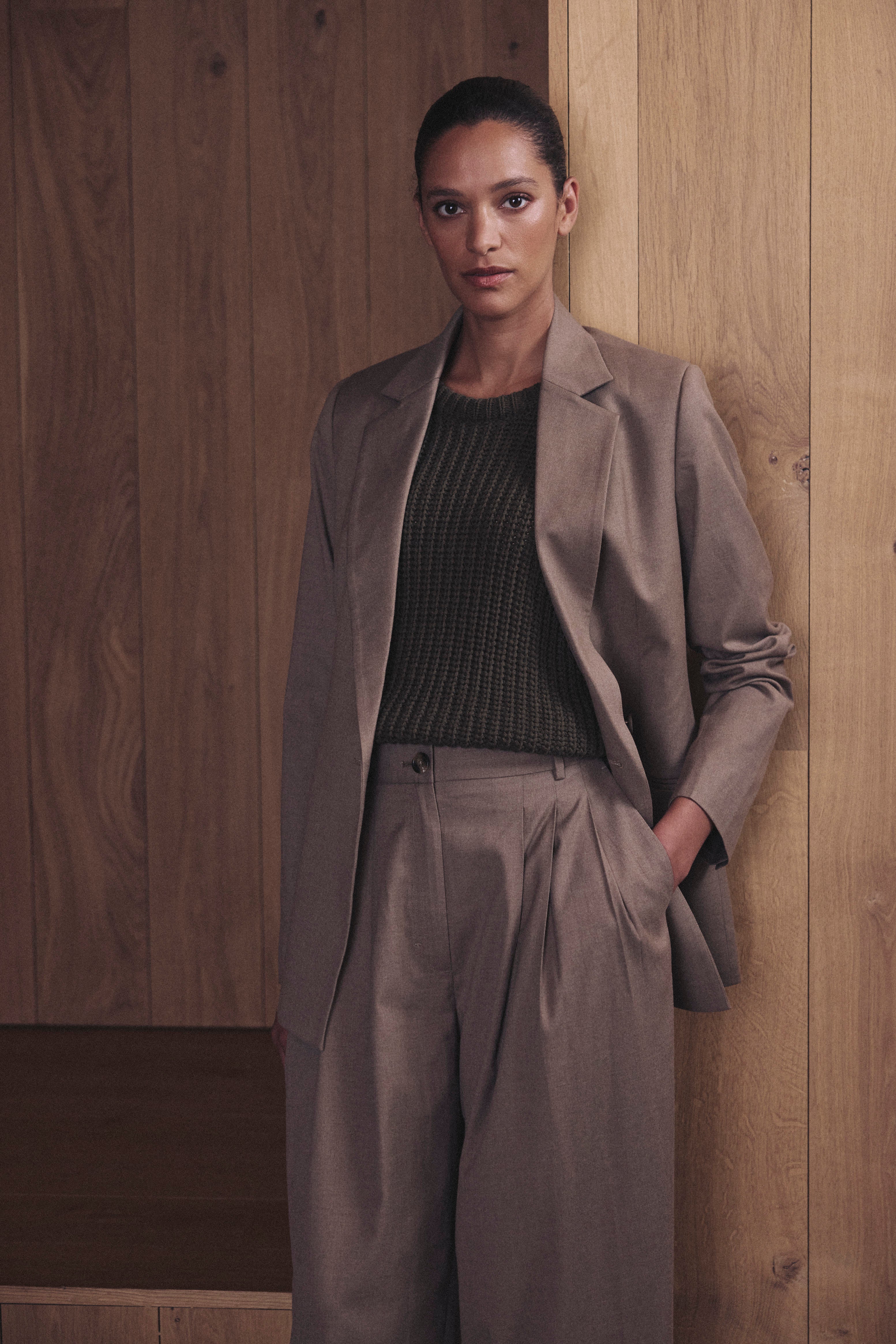 Josephine Blazer - Taupe