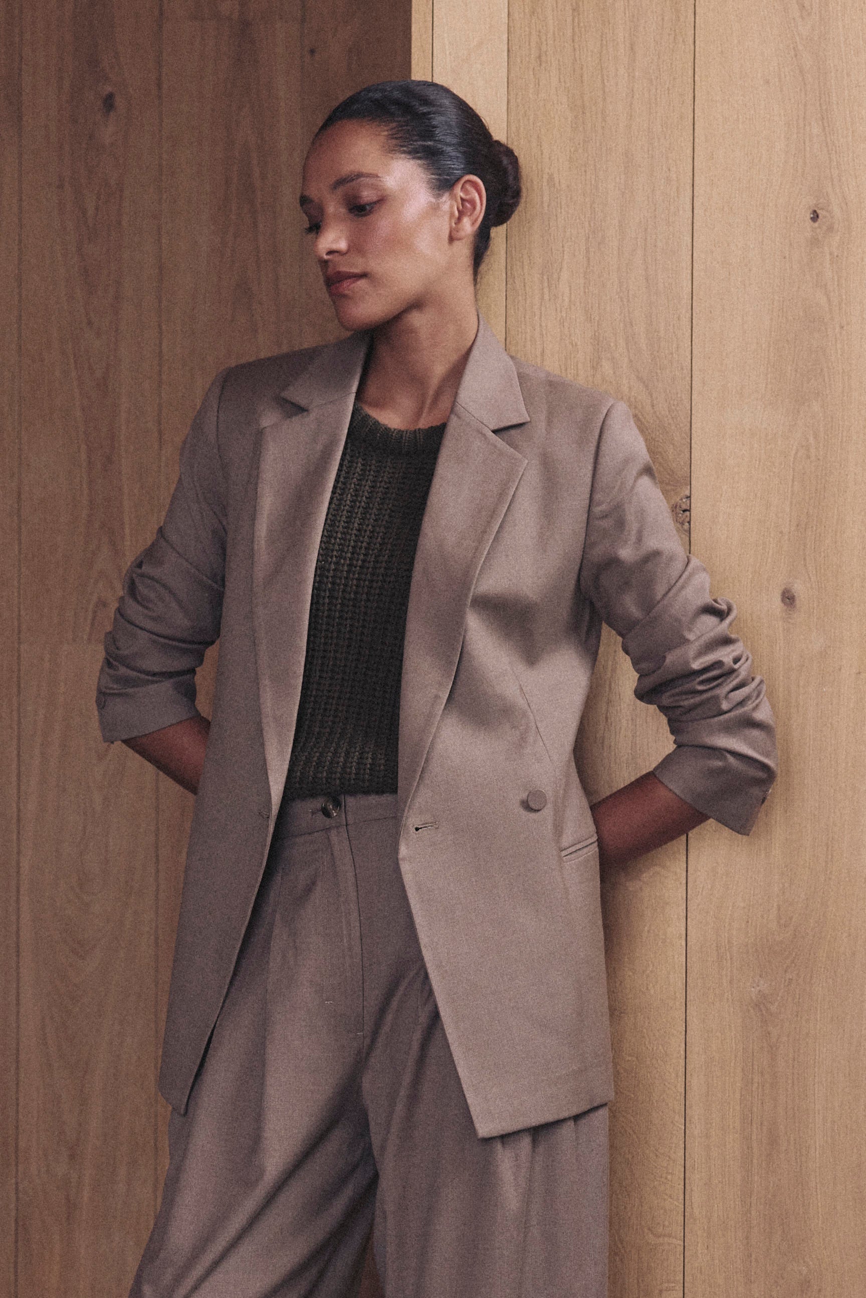 Josephine Blazer - Taupe