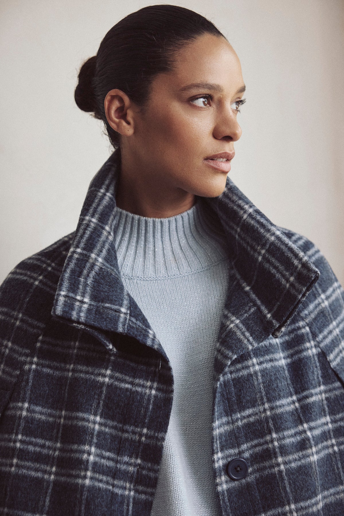 Audrey Wool Blend Cape
