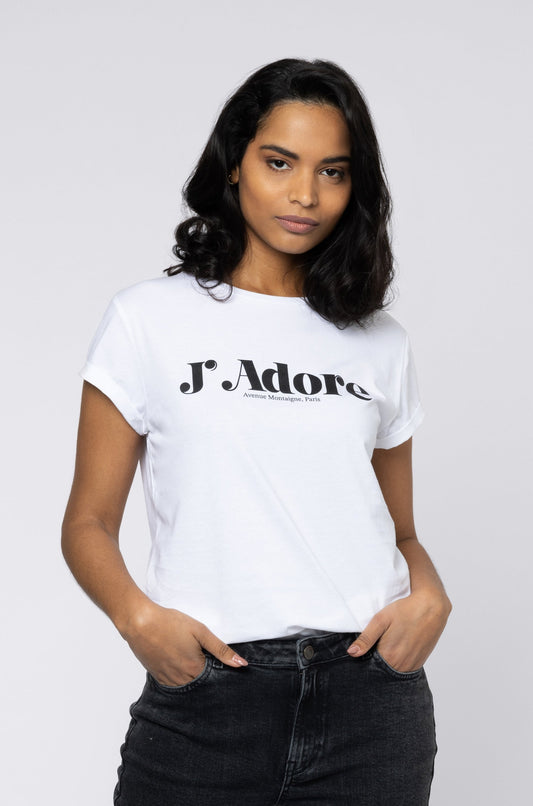 J'ADORE t-shirt french chic t-shirts for women eleven loves  