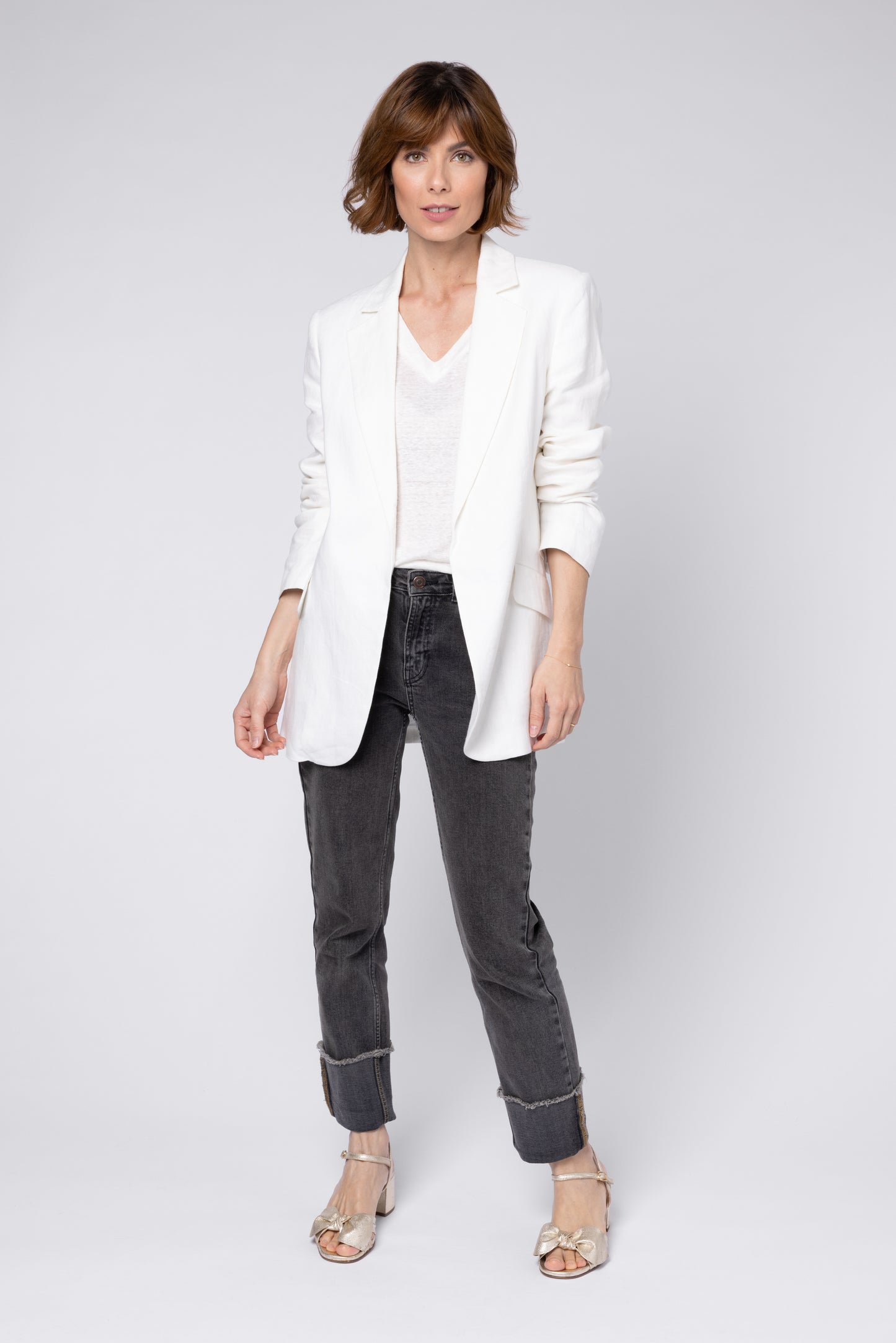 BETTINE BLAZER (LINEN - RELAXED FIT)