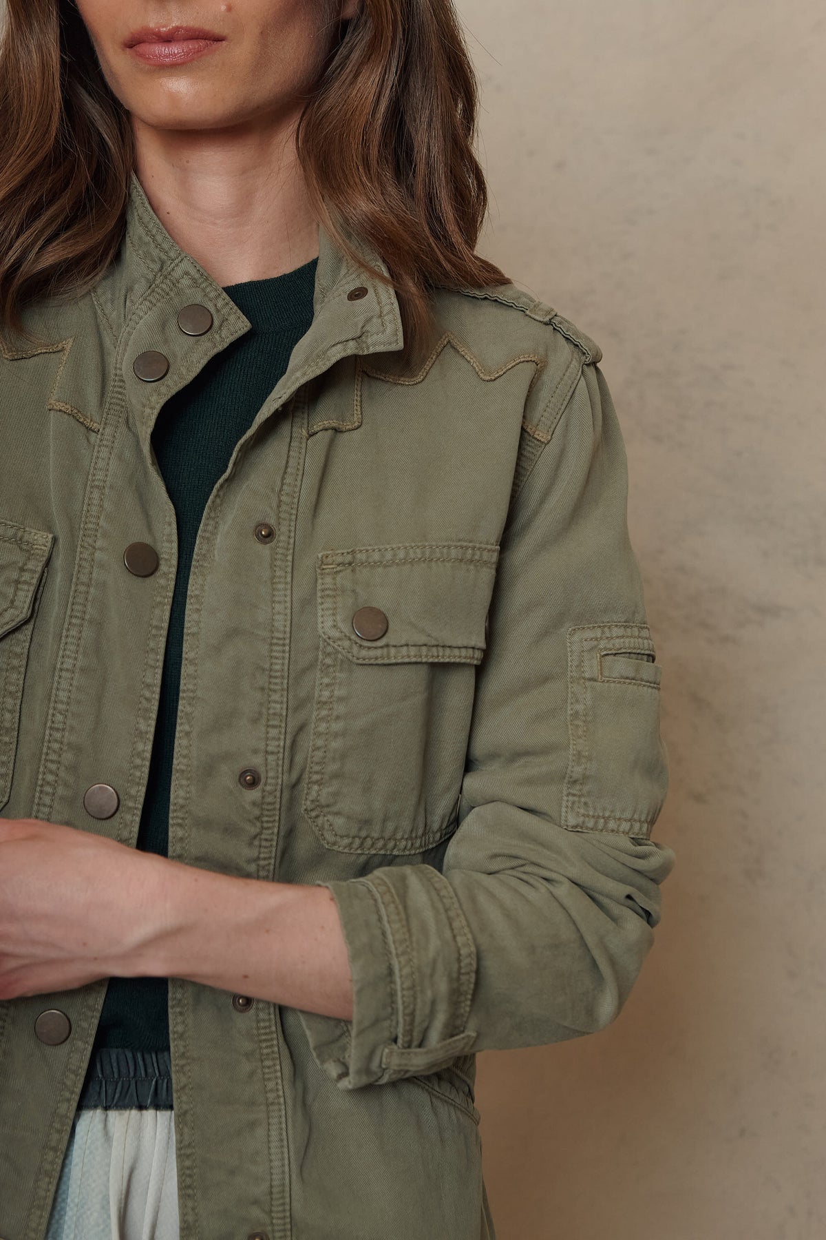 Tina Shacket - Khaki