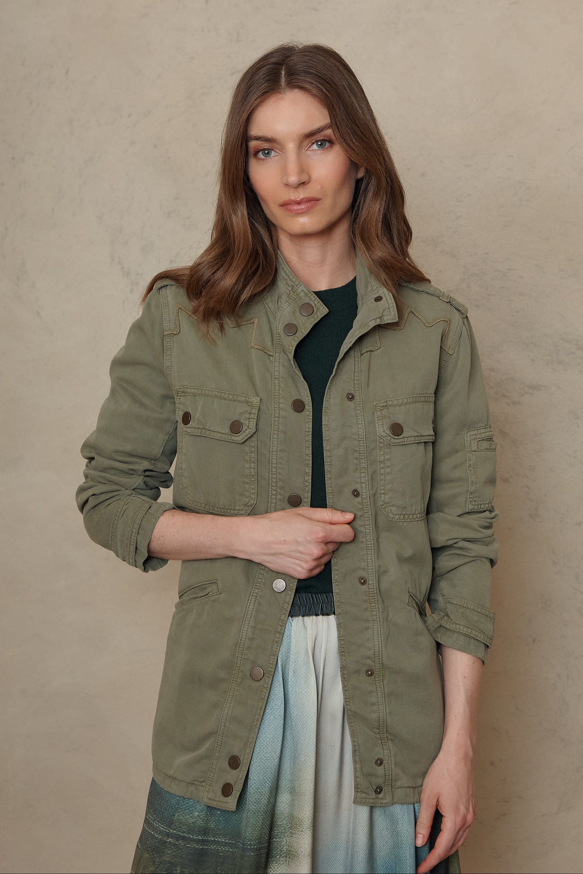 Tina Shacket - Khaki