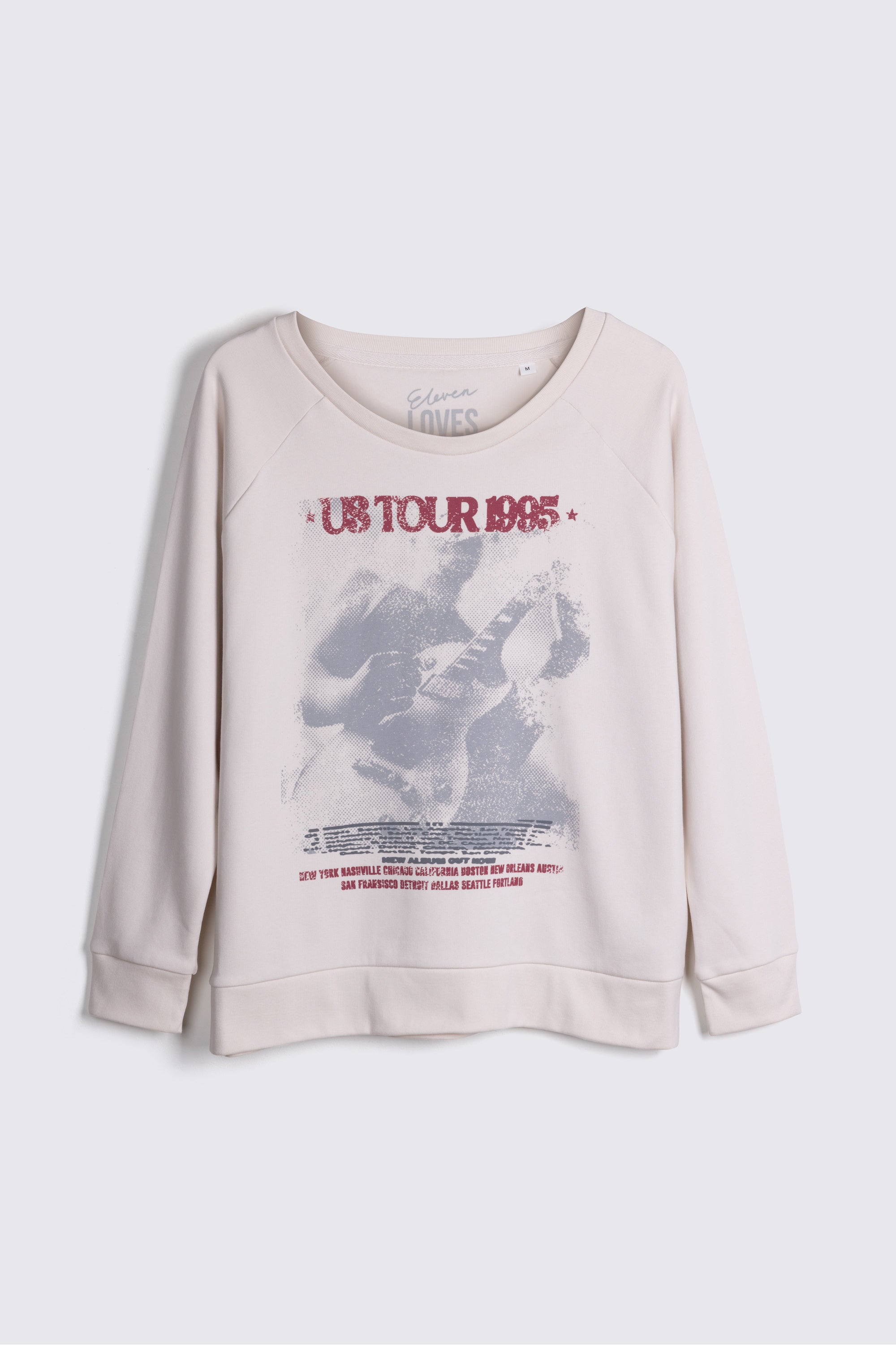Guitar Sweatshirt - Vintage White