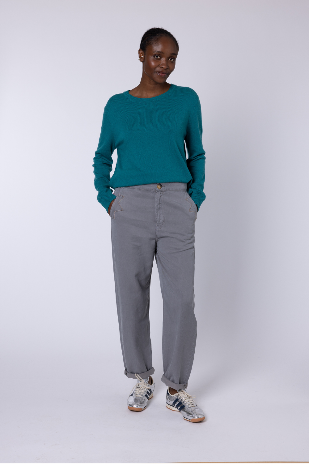 Kate Cargo Trouser - Grey