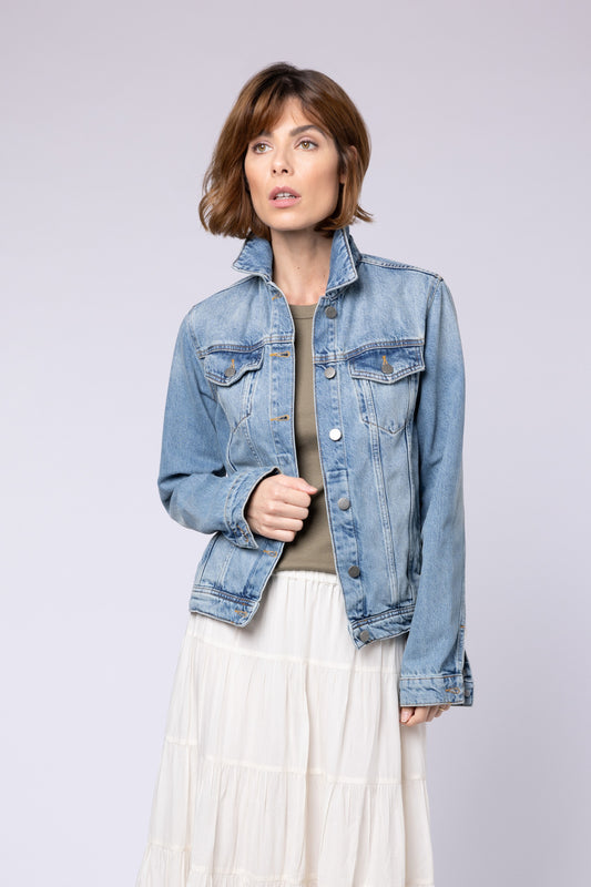 DEMI DENIM JACKET (PALE WASH)