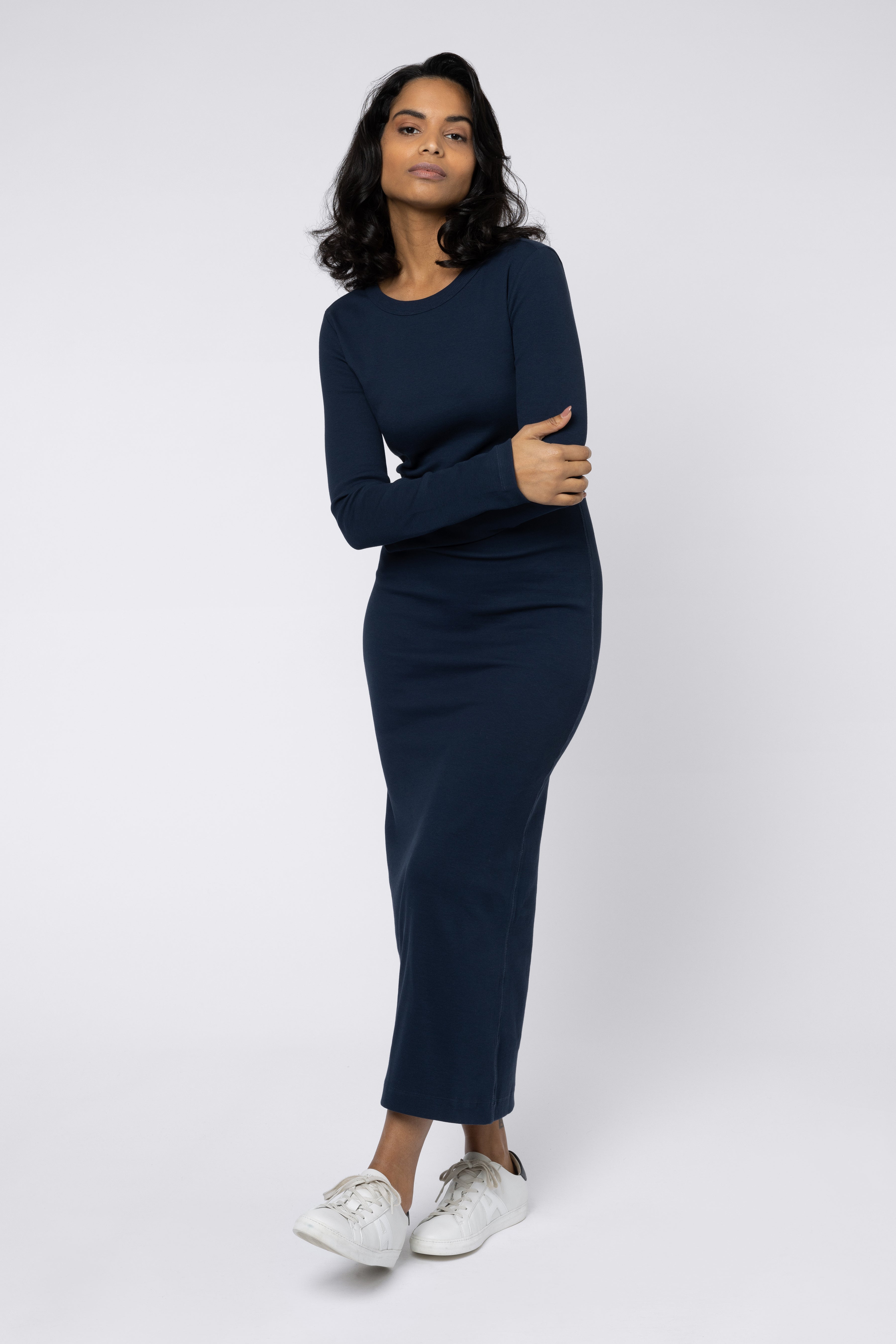 navy ladies jersey dress  Eleven loves elevenloves 11 loves ellenloves sustainable